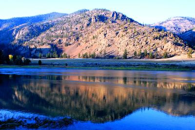 Hillside along Flathead lake 