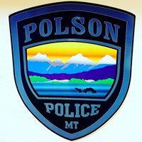 City of Polson digital blue police badge 